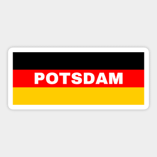 Potsdam City in German Flag Sticker